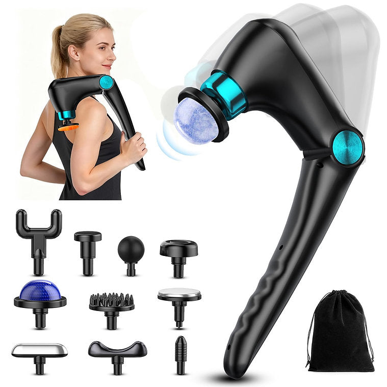 Pistolet de Massage Thérapeutique à 10 têtes