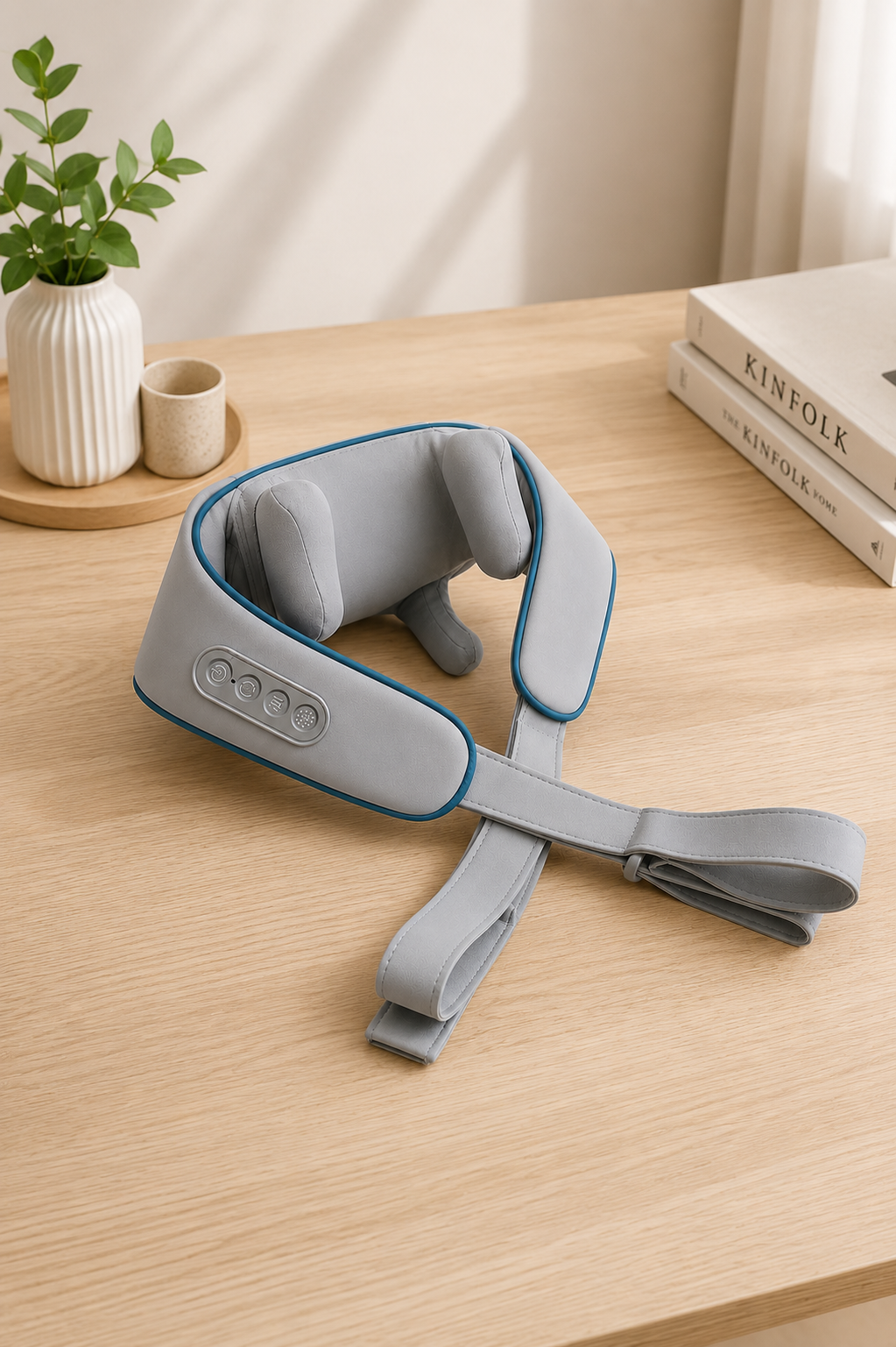 Masseur cervical chauffant